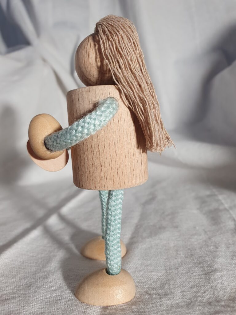 Figur groß lang blau 2